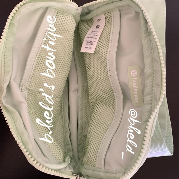 lululemon Everywhere Belt Bag in Kohlrabi Green/White Wordmark (1L) New NWT - Picture 9 of 16